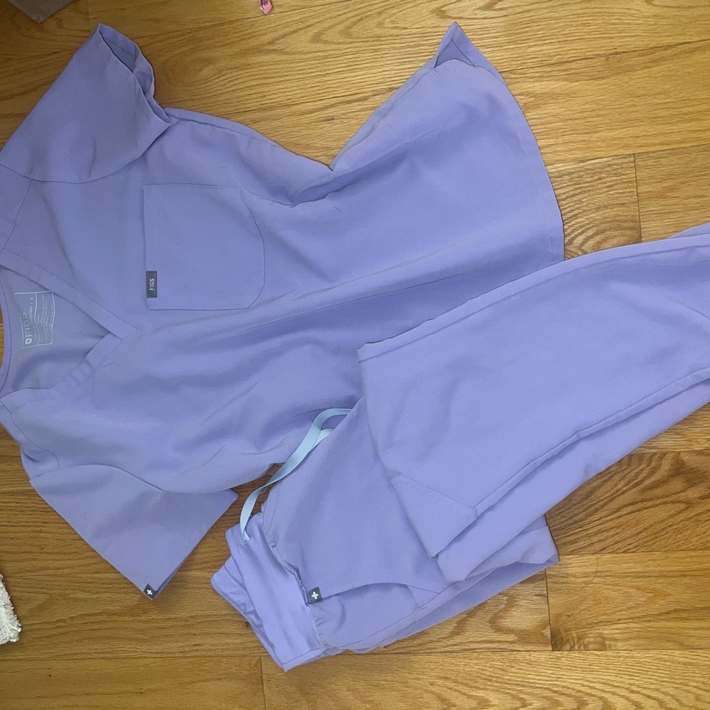 Figs lavender scrubs set